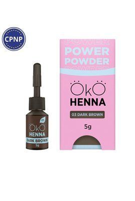 Хна для брів ОКО Power Powder,03 Dark Brown,5g 200100237w фото
