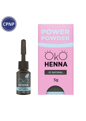 Хна для брів ОКО Power Powder,07 Natural,5g 200100241w фото