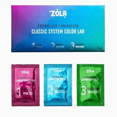 Zola Color Lab Набір для ламінування у саше (3х1мл) 200197w фото