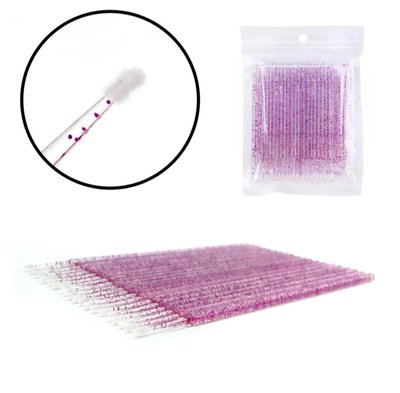 Мікробраші в пакеті (100шт/уп)Фіолетові  200100135w фото