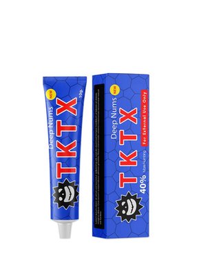 Крем анестетик для тату TKTX 40% Синій 10г 200107q фото