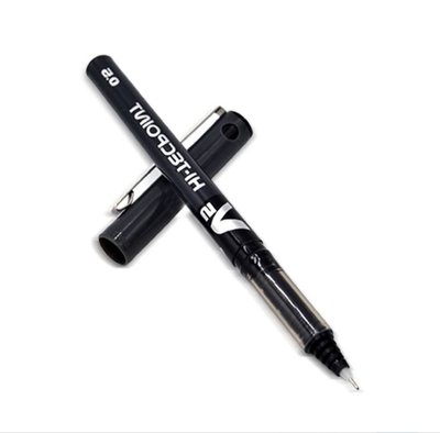 Ручка Pilot V5 для ескізу татуажу з рідким чорнилом чорна 200100100w фото