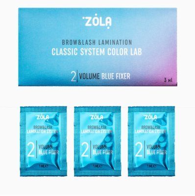 Zola Color Lab Набір у саше 02 Volume Blue Fixer (3х1мл) 200199w фото
