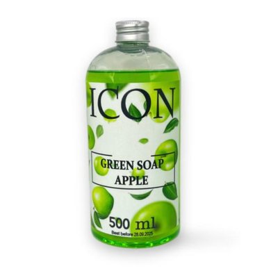 Зелене мило ICON Green Soap "Apple" 500 мл 200129q фото